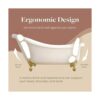 IndulgeMe Almohada de baño de lujo para bañera con