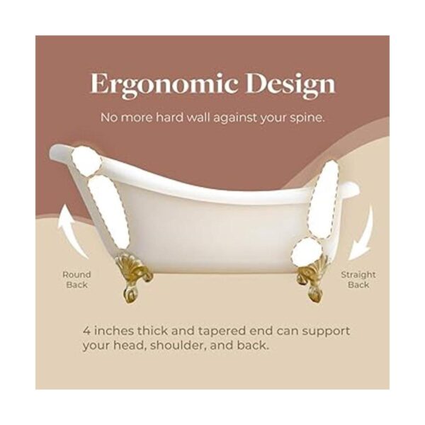 IndulgeMe Almohada de baño de lujo para bañera con