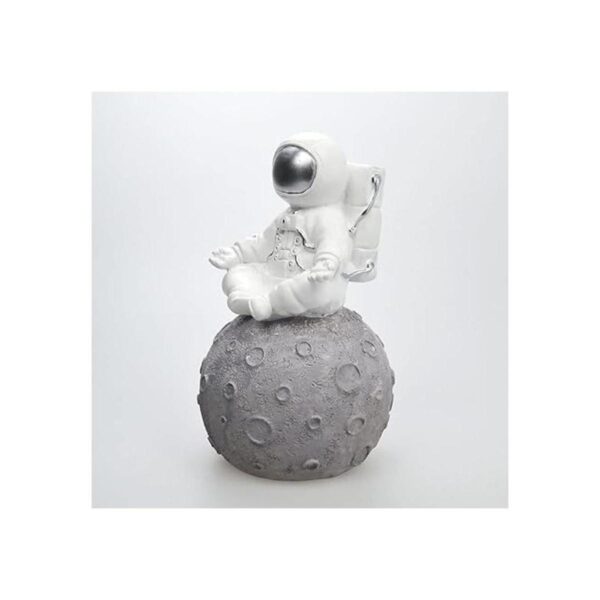 Estatuas de astronauta y planeta adorno de estatuas de_2