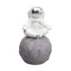 Estatuas de astronauta y planeta adorno de estatuas de_1