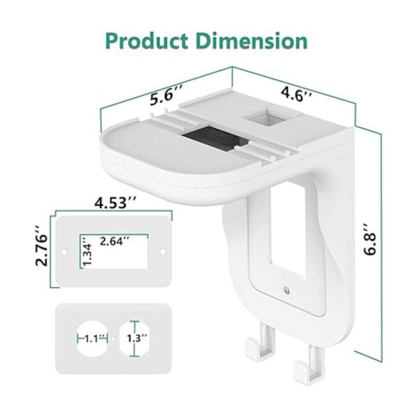 WALI Estante estándar y vertical para pared de baño_3