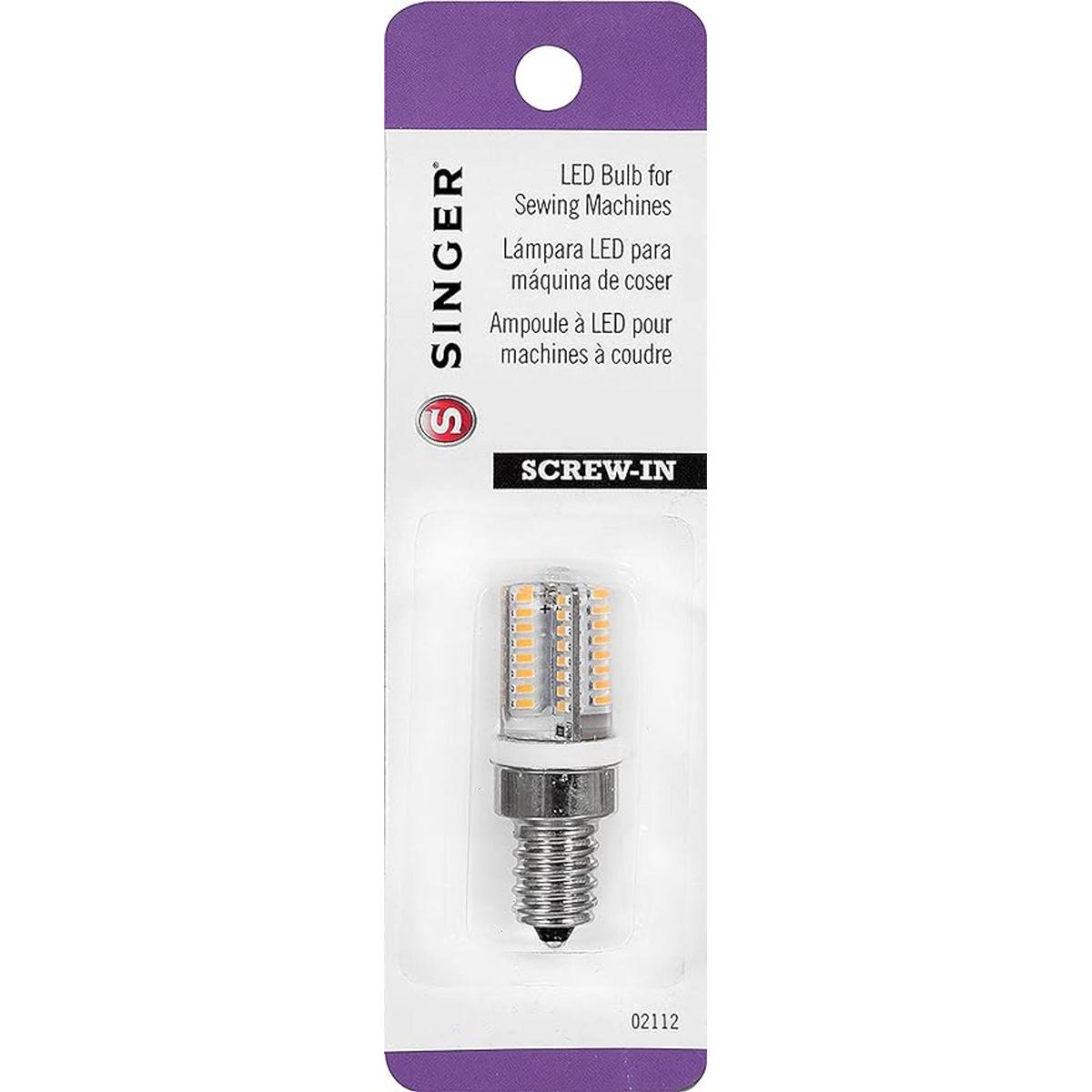 SINGER Bombilla LED atornillada transparente