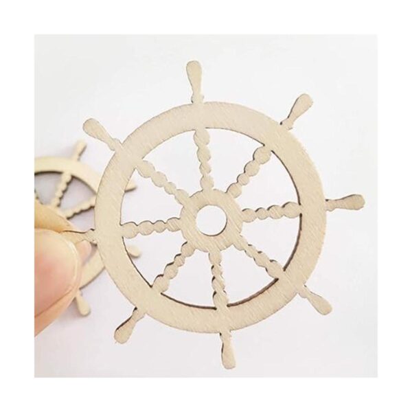 KCHEX 30 piezas de anclaje de madera con forma de timón