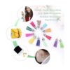 Paxcoo 240 borlas de llavero a granel para hacer joyas y