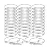 Brazaletes expandibles de alambre ajustable en blanco_1
