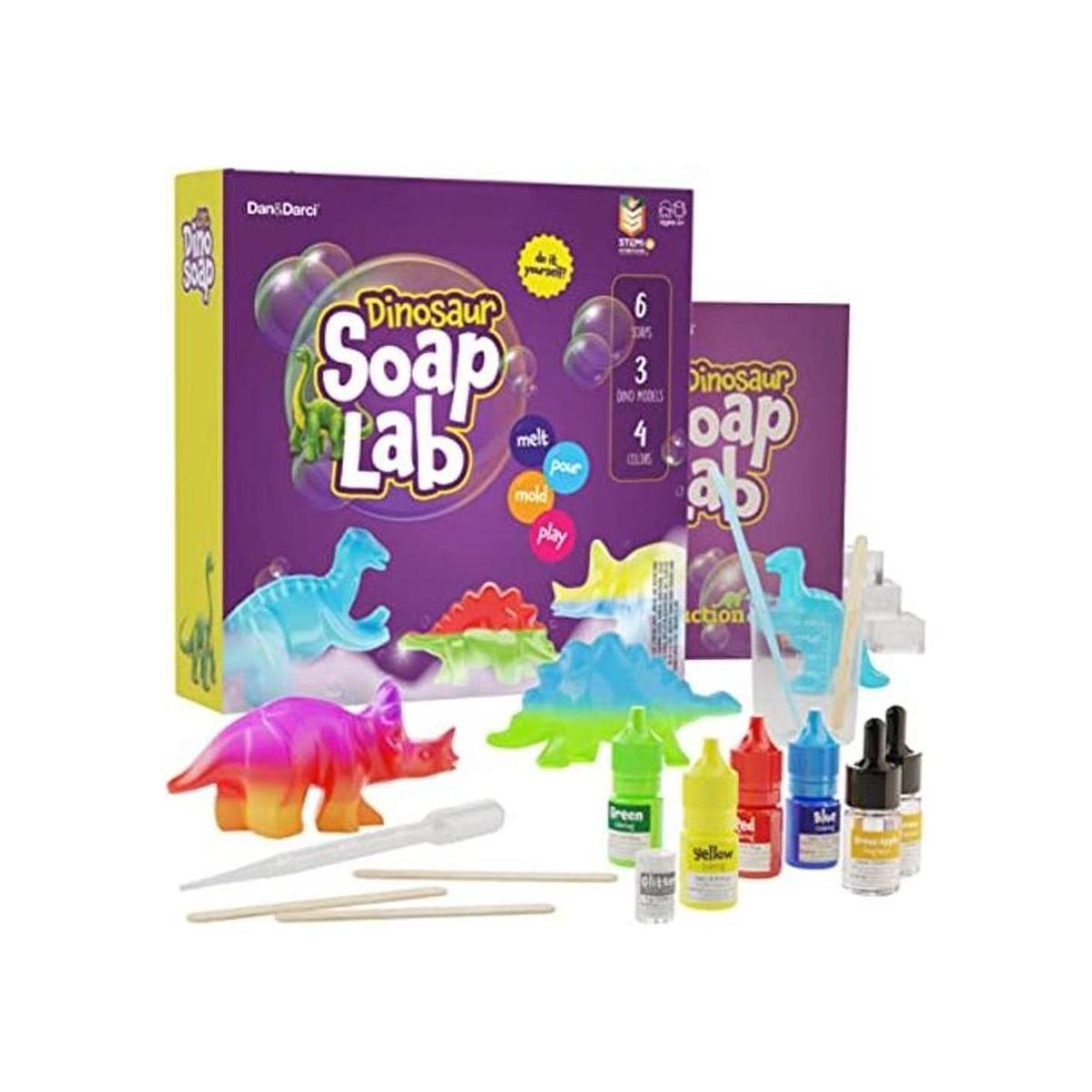 Kit de fabricación de jabón Dino para niños kits de