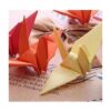 Morndew 50 grúas de papel de origami plegadas para bodas_3