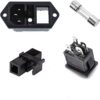 Oiyagai 4 piezas IEC320 C14 módulo de entrada conector_4
