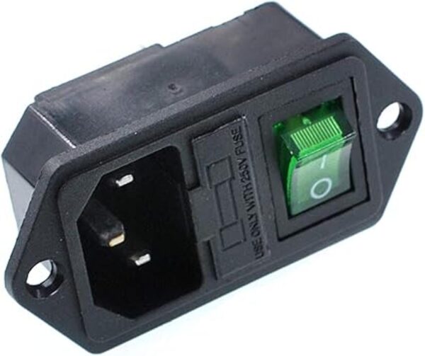 Oiyagai 4 piezas IEC320 C14 módulo de entrada conector_3