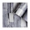 Papel pintado de ladrillo gris vintage de 17.7 x 118