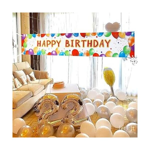Banner de cumpleaños Feliz cumpleaños cartel enorme globo_4