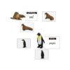 Juego de juguetes de animales marinos 12 figuras de mar_5