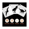 Plantillas de plástico para dibujo de dinosaurios 9_3