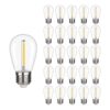 KGC Paquete de 25 bombillas LED de repuesto S14 de 1 W_1
