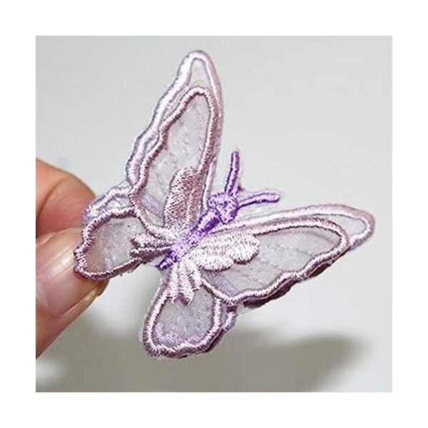 SUNMOVE 10 piezas bordado de mariposa para coser con_1