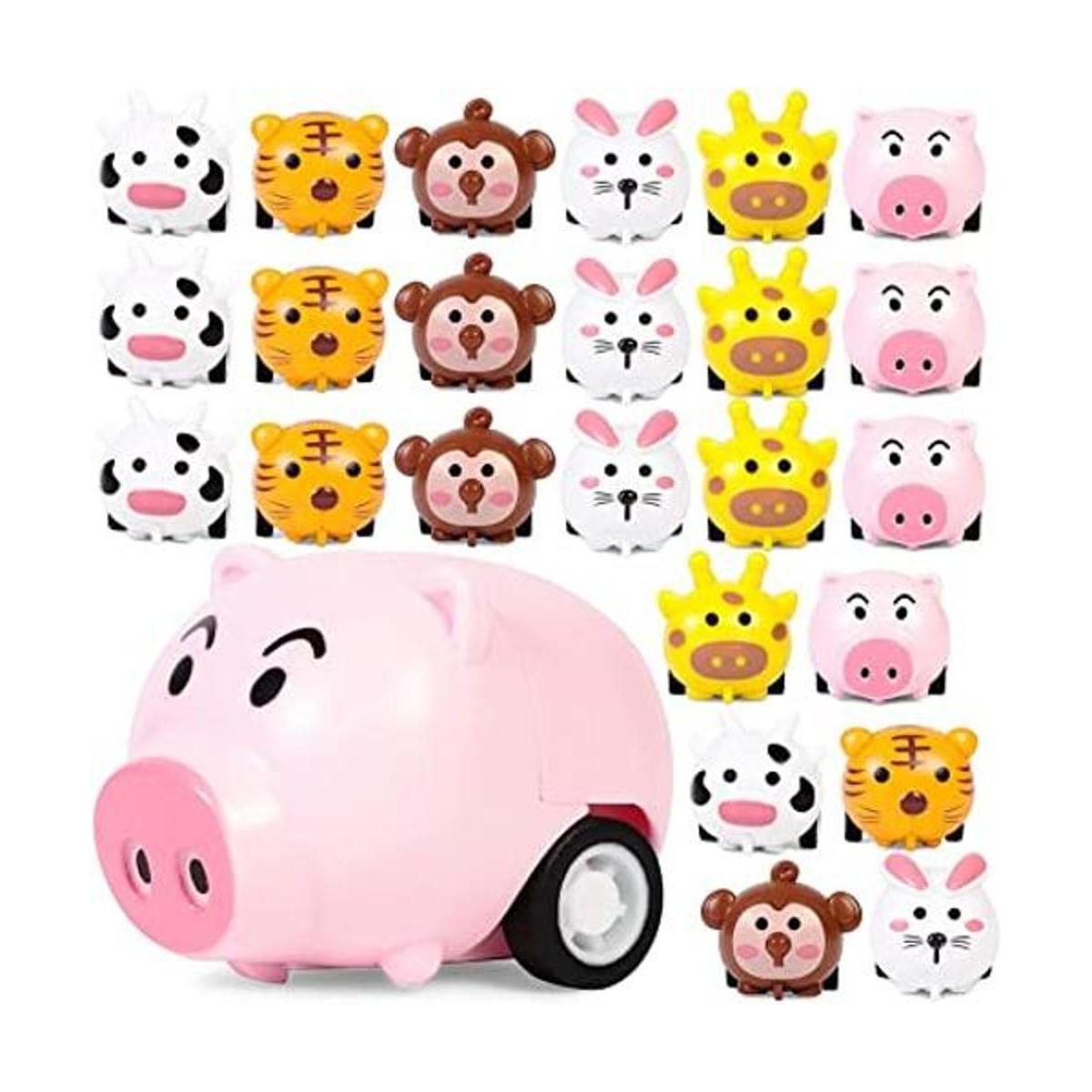 Blue Panda Mini Animal Tire Back Coches para niños y niños