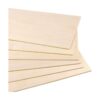 Paquete de 10 hojas de madera de balsa madera natural sin_4