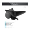 Fielect 1 hélice de 3 cuchillas para barco modelo Rc_3