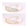 Kit de tiara de marco y diamantes de imitación para niña_5