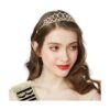 Kit de tiara de marco y diamantes de imitación para niña_3