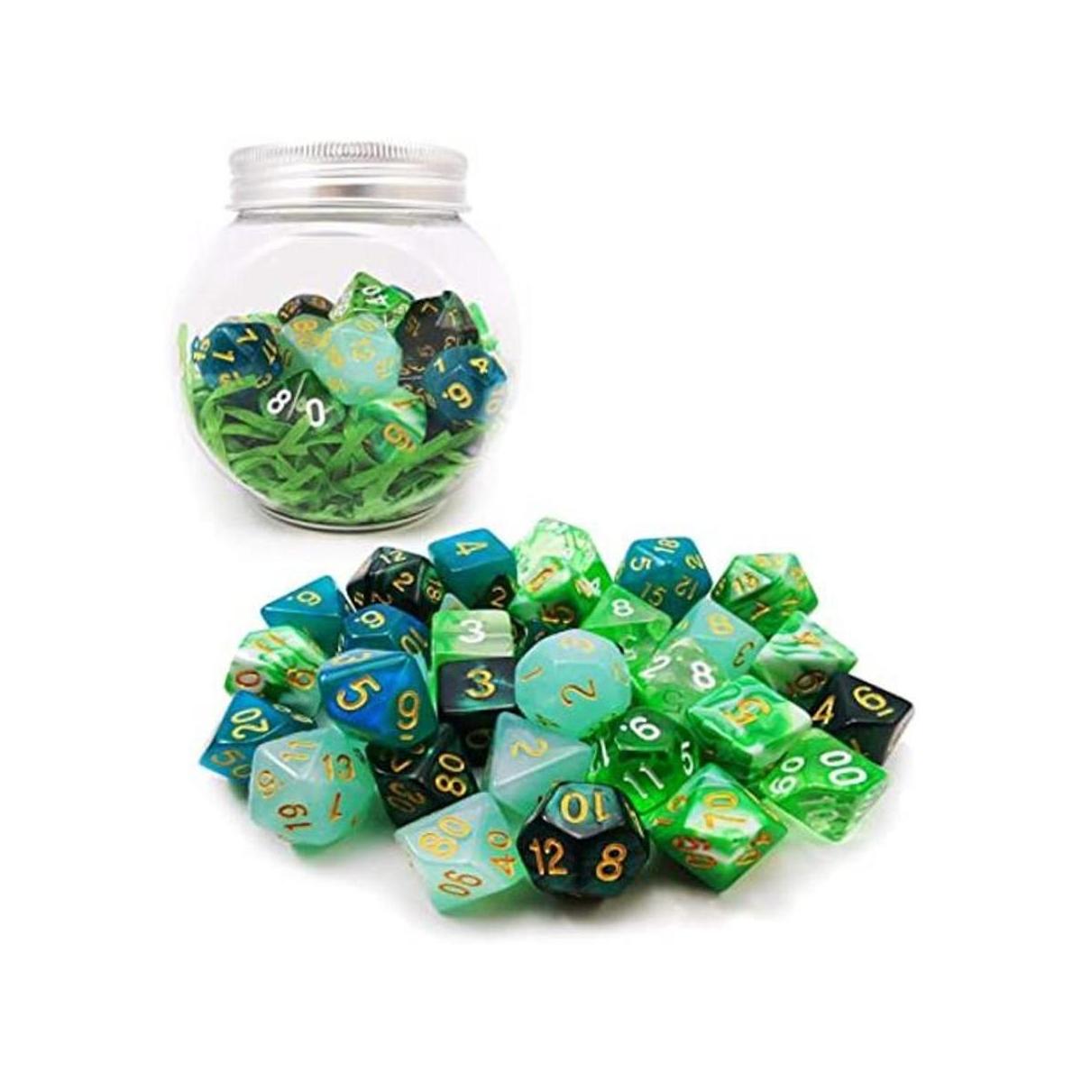 Bescon RPG Juego de dados de 35 piezas DND juego de rol