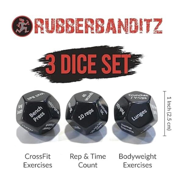 Rubberbanditz Dados de fitness para entrenamiento y_2