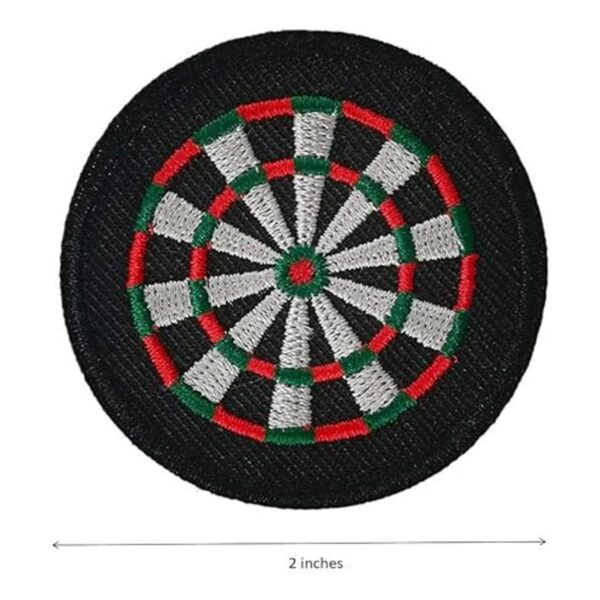 Dartboard Dardos bordados plancha en parches_4