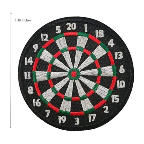 Dartboard Dardos bordados plancha en parches_3