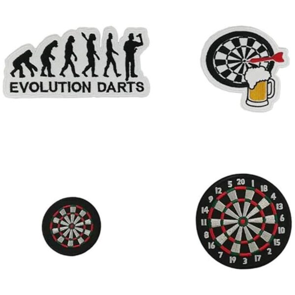 Dartboard Dardos bordados plancha en parches_1