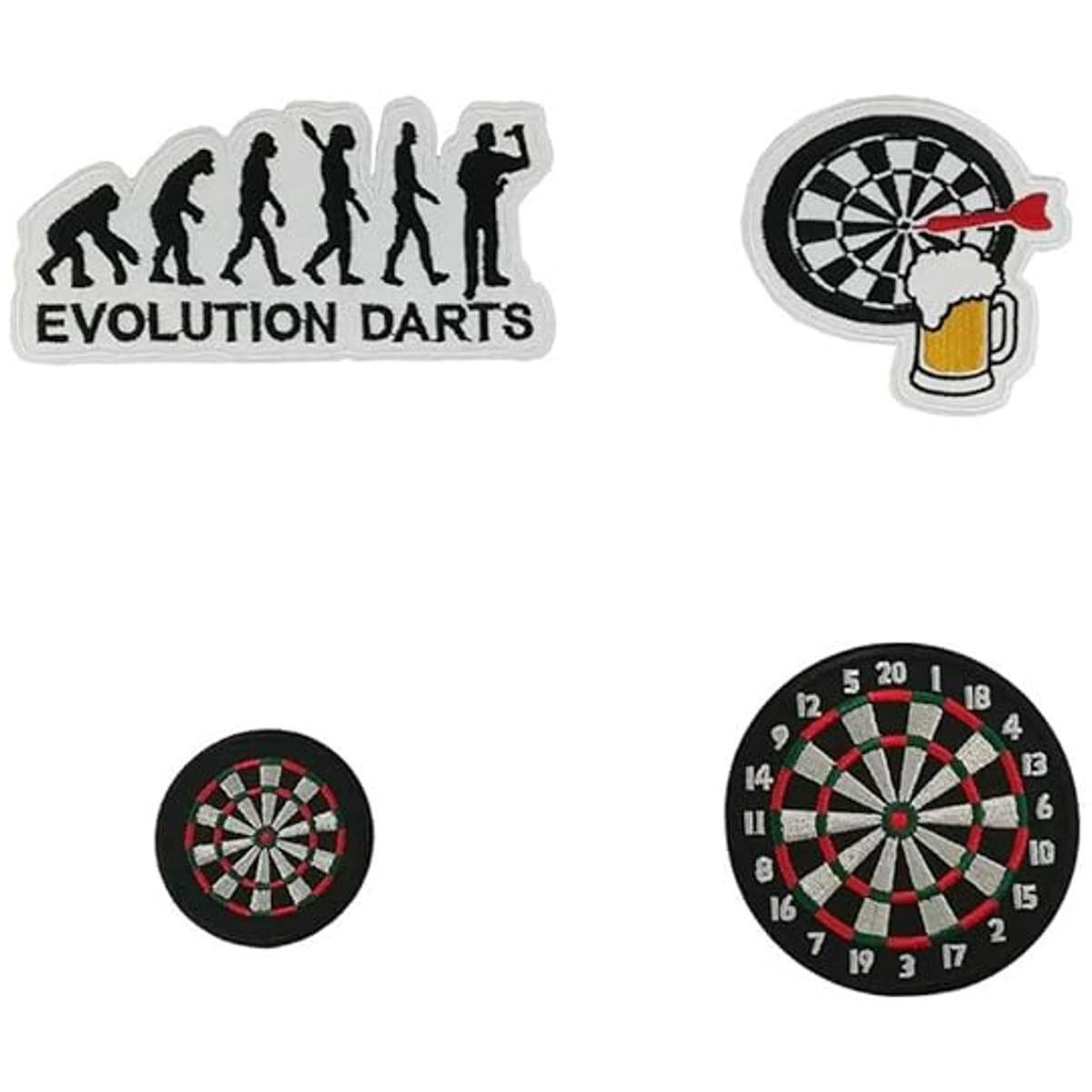 Dartboard Dardos bordados plancha en parches