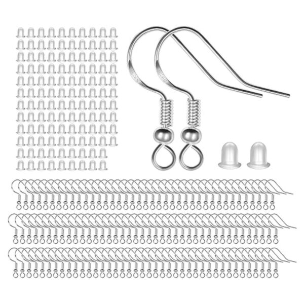 Ganchos para aretes de plata de ley 925 120 piezas60_1