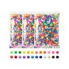 Juego de 3600 cuentas de poni de plástico multicolor de_1