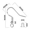 Ganchos para aretes de plata de ley 925 120 piezas60_2