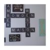 Plantilla de letras Scrabble de 3.9 in para pintar en