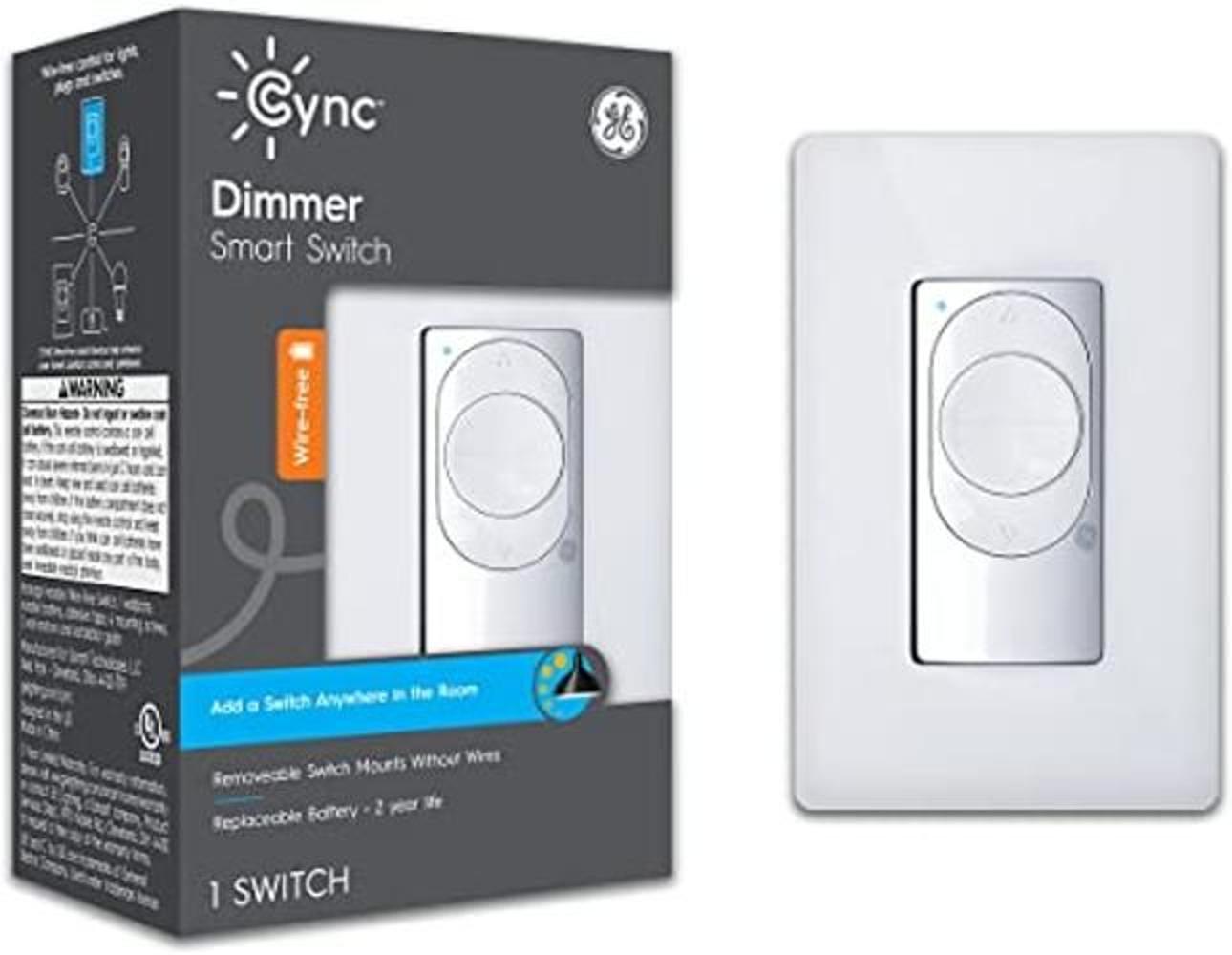 GE CYNC Interruptor de luz inteligente con regulador de