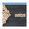 Plantilla de letras Scrabble de 3.9 in para pintar en