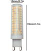 LXcom Bombilla LED G9 intensidad regulable 2 unidades_2