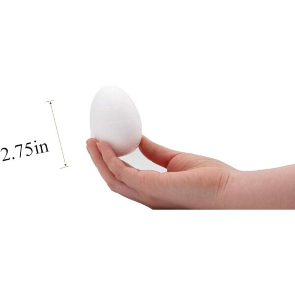 Crafare Huevos de espuma de poliestireno de 2.4 in 40