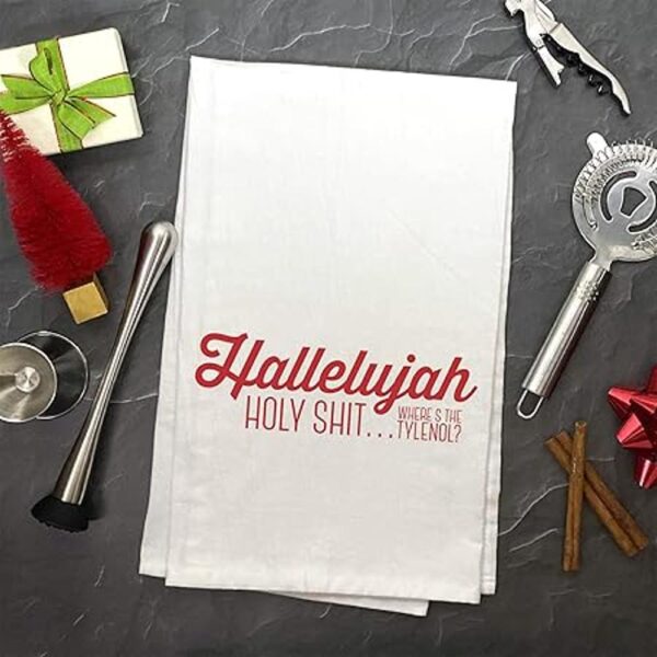 Toalla de cocina Hallelujah Holy Shit Holiday