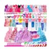Paquete de 50 ropa y accesorios de muñeca hechos a mano_1