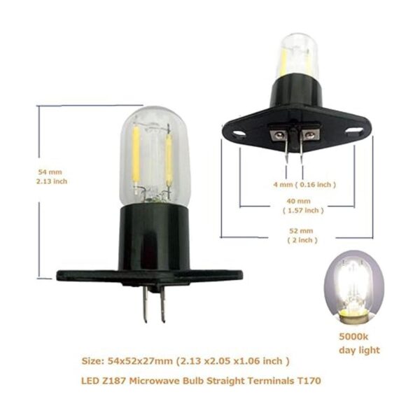 Bombilla de filamento LED de 1.5 W Z187 para horno de_3