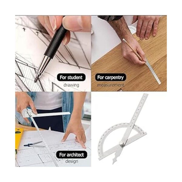 Utoolmart Transportador de acero inoxidable de 180 con