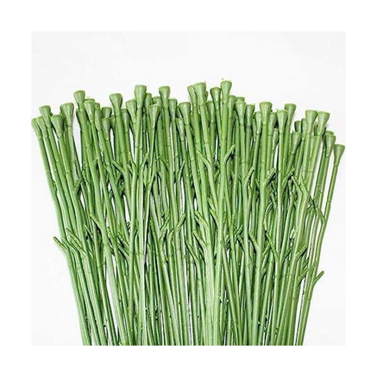 LIOOBO 100 tallos de alambre floral alambre de tallo
