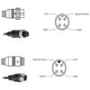 Hxchen Cable de extensión de vídeo de aviación de 4 pines