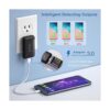 Cargador de pared USB paquete de 2 unidades de 18 W3 A