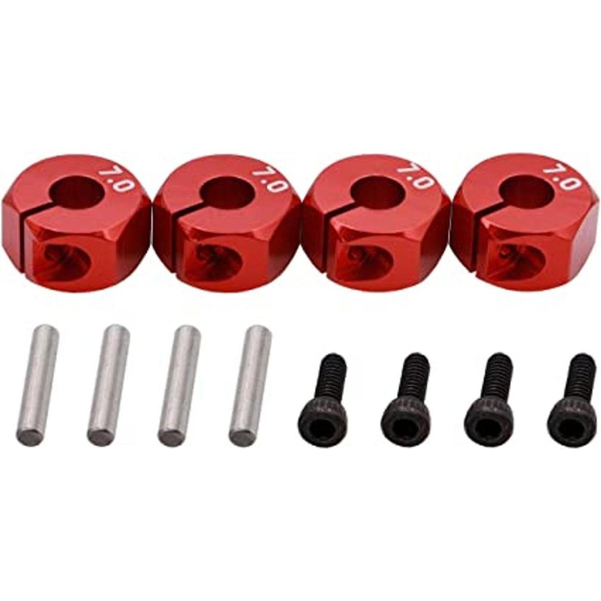 Treehobby 4 adaptadores hexagonales de aluminio de 0.472