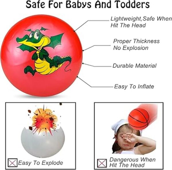 Pelotas para niños pequeños de 1 a 3 años bolas inflables_3