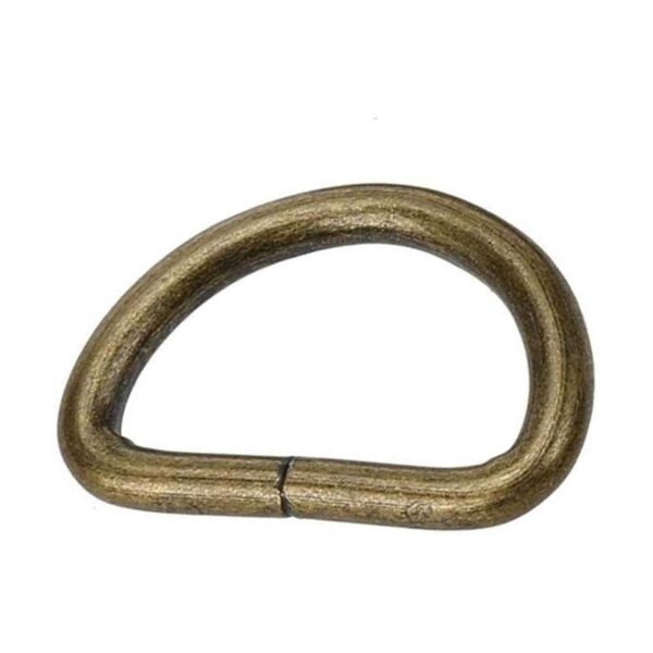 Hebilla de anillo en D de metal no soldada de 1 pulgada de_3