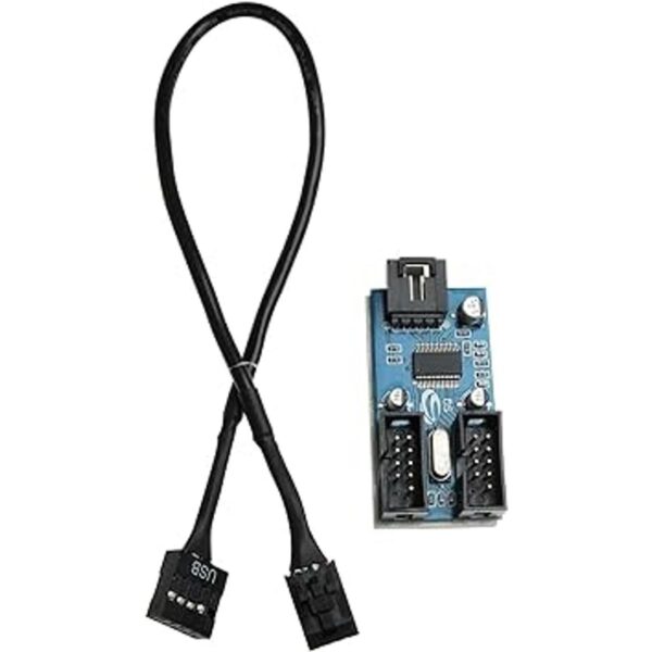 Longdex Adaptador de conector de cable divisor USB de 9_2