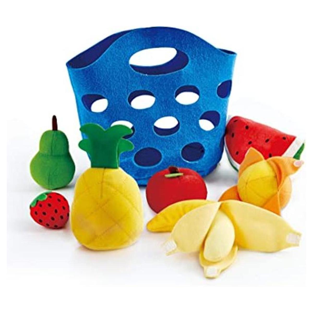 Hape Cesta de frutas para niños pequeños juego de comida